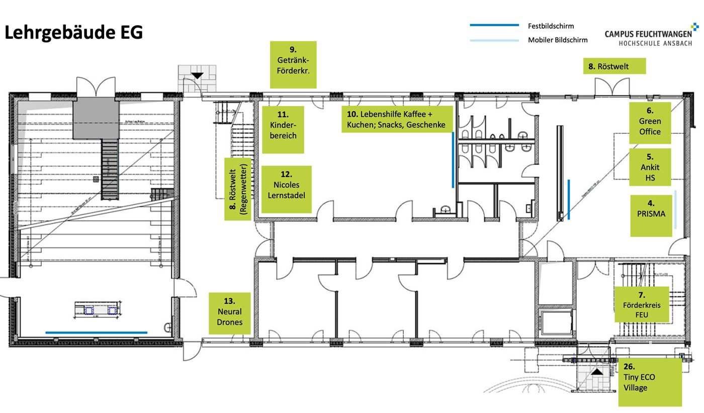 Lageplan Campus Feuchtwangen — Stand Tiny ECO Village